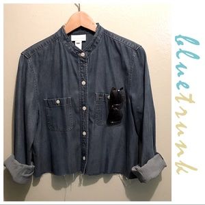 JONES NEW YORK DENIM SHIRT